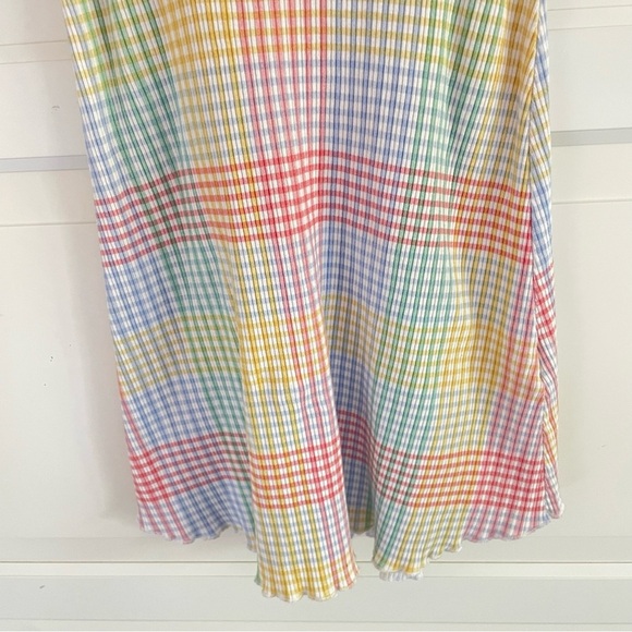 LoveShackFancy kids rainbow plaid dress 37960 - Picture 4 of 8